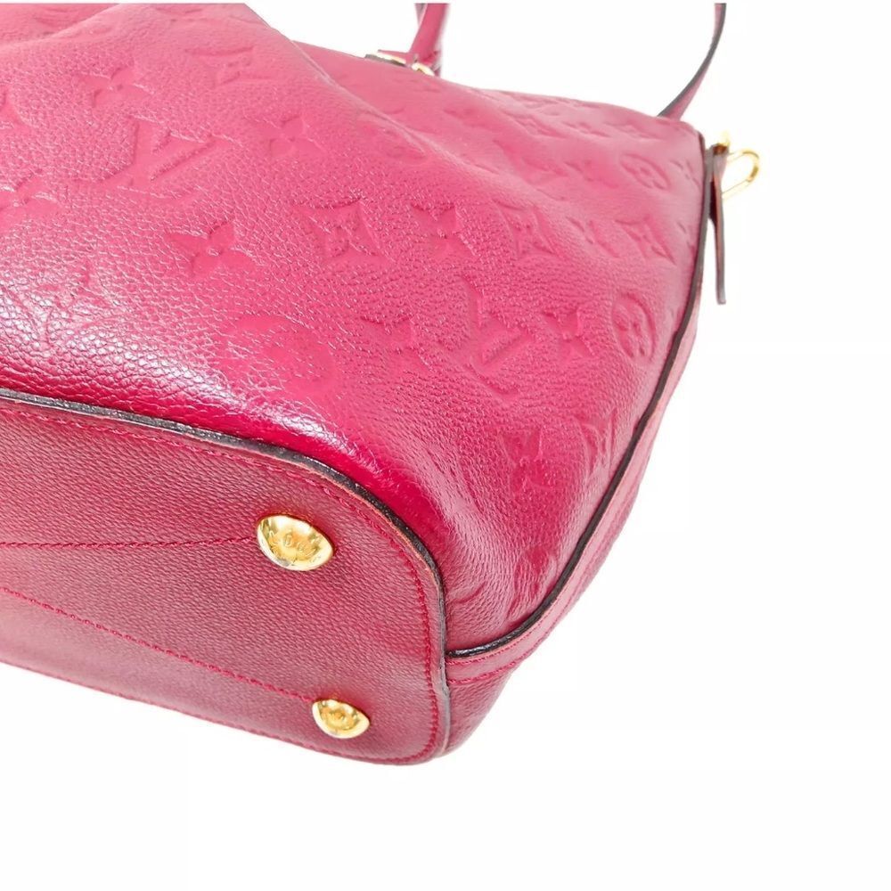 Auth Louis Vuitton LV Shoulder Bag M50638  MAZARINE PM Red Monogram Empreinte - Picture 6 of 16